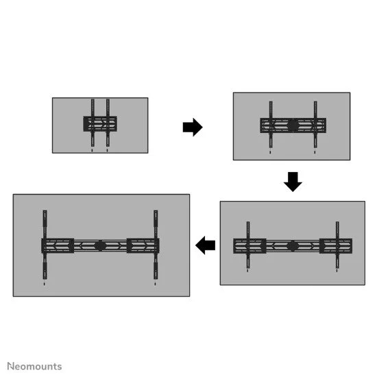 Neomounts by Newstar Select Neomounts support mural pour TV très robuste Neomounts by Newstar Select Neomounts support mural pour TV très robuste