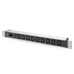 Digitus Multiprise avec profilé aluminium, 9 prises, fiche IEC C14 Digitus Multiprise avec profilé aluminium, 9 prises, fiche IEC C14