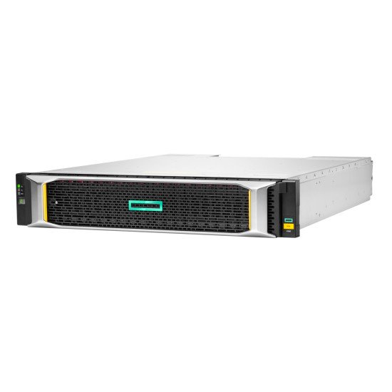 HPE MSA 2062 boîtier de disques 1,92 To Rack (2 U) Argent, Noir