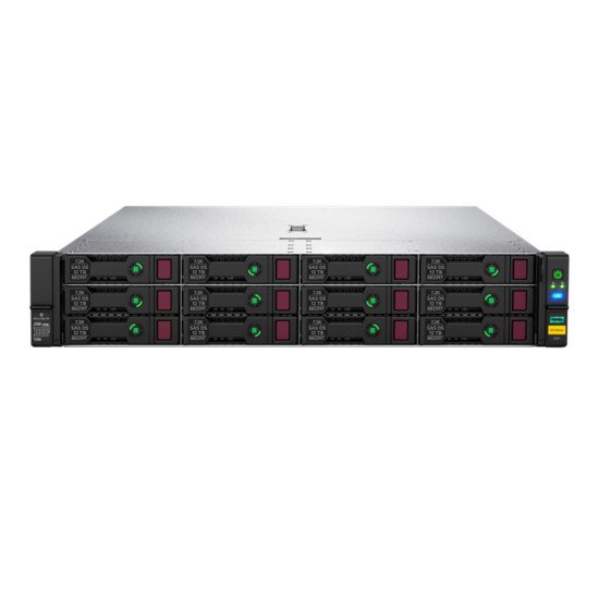 HPE StoreEasy 1660 Serveur de stockage Rack (2 U) Noir, Métallique