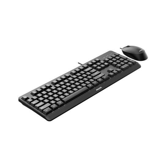 Philips 2000 series SPT6207BL/00 clavier Souris incluse USB QWERTY Anglais Noir