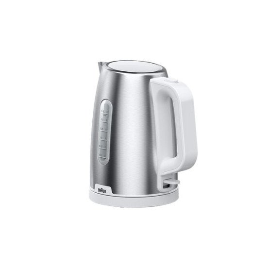 Braun WK 1500 bouilloire 1,7 L 2200 W Acier inoxydable, Blanc