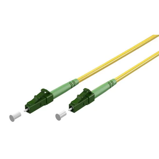 Goobay 59630 câble de fibre optique 3 m LC/APC FTTH OS2 Jaune Goobay 59630 câble de fibre optique 3 m LC/APC FTTH OS2 Jaune