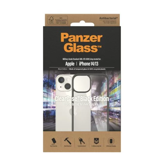 PanzerGlass ClearCase coque de protection pour téléphones portables 15,5 cm (6.1") Housse Transparent PanzerGlass ClearCase coque de protection pour téléphones portables 15,5 cm (6.1") Housse Transparent