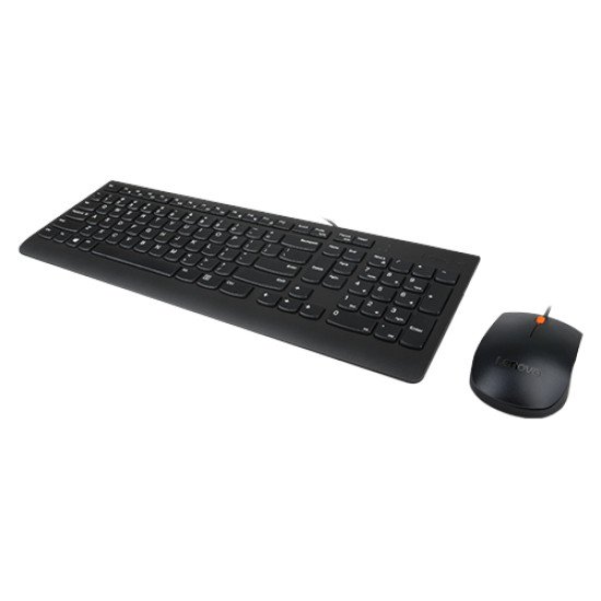 Lenovo 300 clavier Souris incluse Universel USB QWERTY Anglais américain Noir Lenovo 300 clavier Souris incluse Universel USB QWERTY Anglais américain Noir