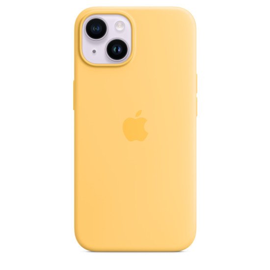 Apple MPT23ZM/A coque de protection pour téléphones portables 15,5 cm (6.1") Housse Jaune