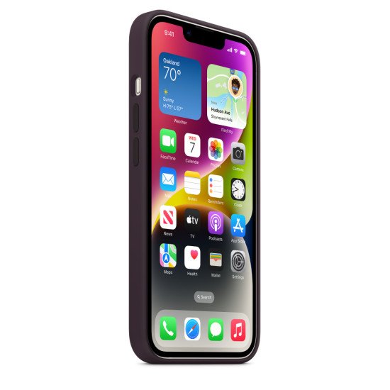 Apple MPT03ZM/A coque de protection pour téléphones portables 15,5 cm (6.1") Housse Bourgogne