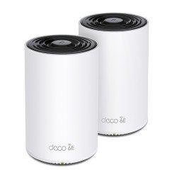 TP-Link Deco XE75 Pro (2-pack) Tri-bande (2,4 GHz / 5 GHz / 6 GHz) Wi-Fi 6E (802.11ax) Blanc 3 Interne TP-Link Deco XE75 Pro (2-pack) Tri-bande (2,4 GHz / 5 GHz / 6 GHz) Wi-Fi 6E (802.11ax) Blanc 3 Interne