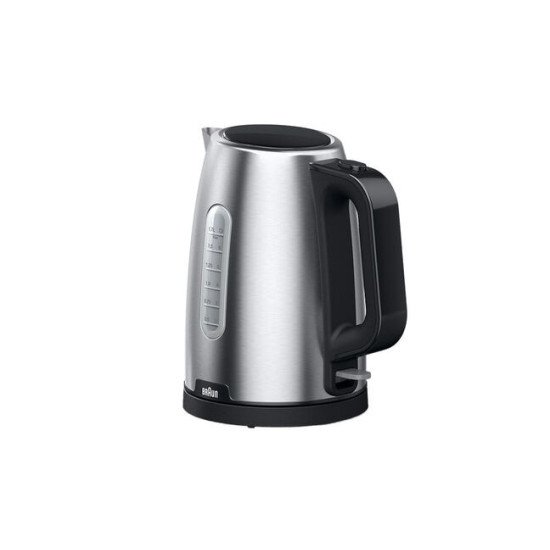 Braun WK 1500 bouilloire 1,7 L 2200 W Noir, Acier inoxydable