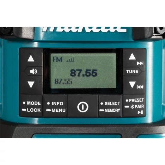Makita DMR056 Radio portable Analogique et numérique Noir, Bleu Makita DMR056 Radio portable Analogique et numérique Noir, Bleu