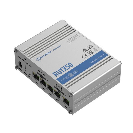 Teltonika RUTX50 routeur sans fil Gigabit Ethernet 5G Acier inoxydable
