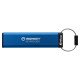 Kingston Technology IronKey Keypad 200 lecteur USB flash 64 Go USB Type-A 3.2 Gen 1 (3.1 Gen 1) Bleu