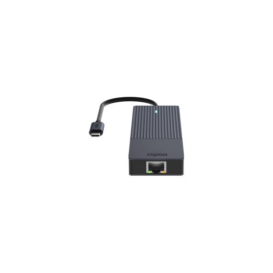 Rapoo UCM-2002 carte et adaptateur d'interfaces HDMI, RJ-45, USB 3.2 Gen 1 (3.1 Gen 1), USB Type-C