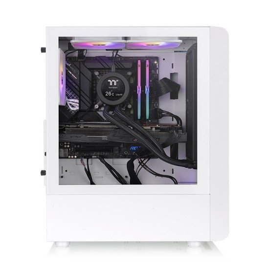 Thermaltake S200 TG ARGB Midi Tower Blanc Thermaltake S200 TG ARGB Midi Tower Blanc