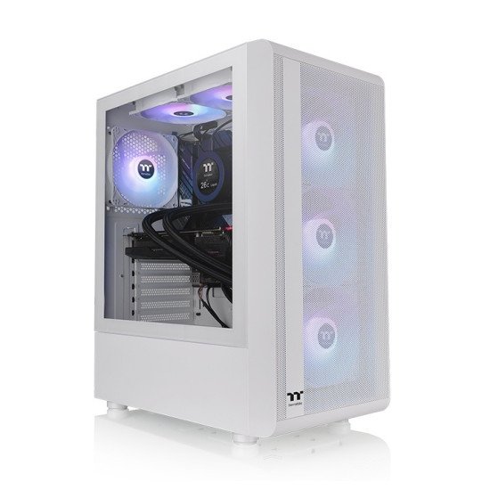 Thermaltake S200 TG ARGB Midi Tower Blanc Thermaltake S200 TG ARGB Midi Tower Blanc