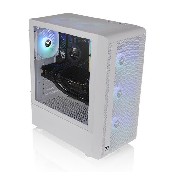 Thermaltake S200 TG ARGB Midi Tower Blanc Thermaltake S200 TG ARGB Midi Tower Blanc