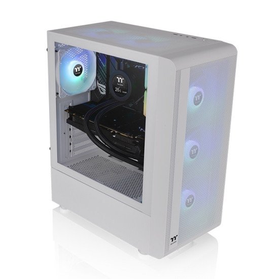 Thermaltake S200 TG ARGB Midi Tower Blanc