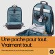 HP Sac à dos pour ordinateur portable Travel 18 litres 15,6 pouces, gris fer