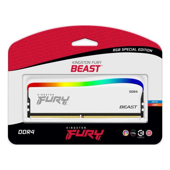 Kingston Technology FURY Beast RGB Special Edition module de mémoire 8 Go 1 x 8 Go DDR4 3200 MHz