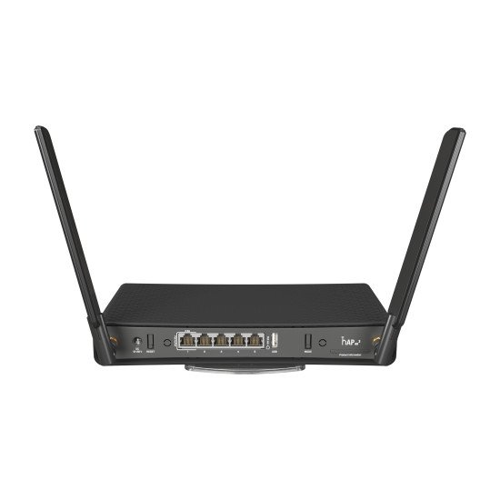 Mikrotik hAP ax³ routeur sans fil Gigabit Ethernet Bi-bande (2,4 GHz / 5 GHz) Noir