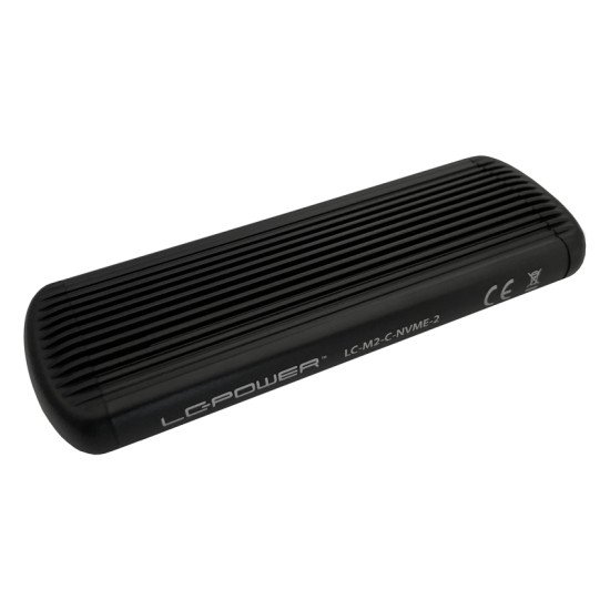LC-Power LC-M2-C-NVME-2 Boîtier de disques de stockage Enceinte ssd Noir M.2 LC-Power LC-M2-C-NVME-2 Boîtier de disques de stockage Enceinte ssd Noir M.2