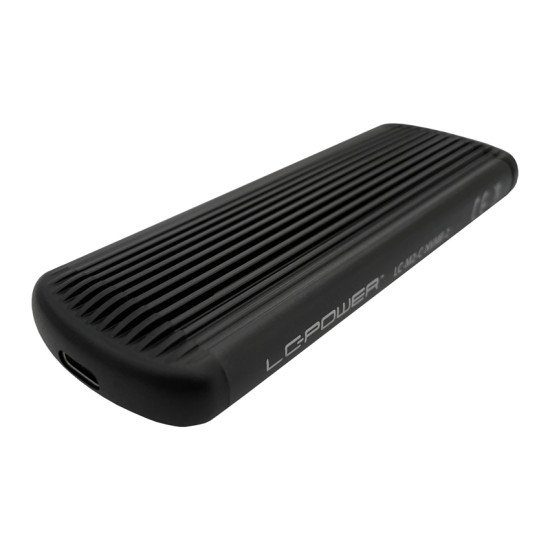 LC-Power LC-M2-C-NVME-2 Boîtier de disques de stockage Enceinte ssd Noir M.2 LC-Power LC-M2-C-NVME-2 Boîtier de disques de stockage Enceinte ssd Noir M.2
