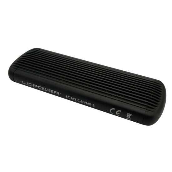 LC-Power LC-M2-C-NVME-2 Boîtier de disques de stockage Enceinte ssd Noir M.2 LC-Power LC-M2-C-NVME-2 Boîtier de disques de stockage Enceinte ssd Noir M.2
