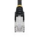 StarTech.com Câble Ethernet CAT6a 7,5m - Low Smoke Zero Halogen (LSZH) - 10 Gigabit 500MHz 100W PoE RJ45 S/FTP Cordon de Raccordement Réseau Snagless Noir avec Décharge de Tension StarTech.com Câble Ethernet CAT6a 7,5m - Low Smoke Zero Halogen (LSZH) - 10 Gigabit 500MHz 100W PoE RJ45 S/FTP Cordon de Raccordement Réseau Snagless Noir avec Décharge de Tension