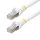 StarTech.com Câble Ethernet CAT6a 1m - Low Smoke Zero Halogen (LSZH) - 10 Gigabit 500MHz 100W PoE RJ45 S/FTP Cordon de Raccordement Réseau Snagless Blanc avec Décharge de Tension StarTech.com Câble Ethernet CAT6a 1m - Low Smoke Zero Halogen (LSZH) - 10 Gigabit 500MHz 100W PoE RJ45 S/FTP Cordon de Raccordement Réseau Snagless Blanc avec Décharge de Tension
