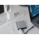 Conceptronic DONN13G station d'accueil Avec fil USB 3.2 Gen 1 (3.1 Gen 1) Type-C Gris