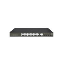 LevelOne GES-2128 commutateur réseau Géré L2 Gigabit Ethernet (10/100/1000) Noir