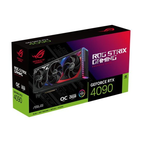 ASUS ROG -STRIX-RTX4090-O24G-GAMING NVIDIA GeForce RTX 4090 24 Go GDDR6X