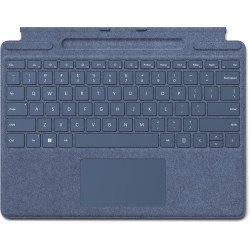 Microsoft Surface Pro Keyboard Bleu Microsoft Cover port QWERTY Anglais britannique