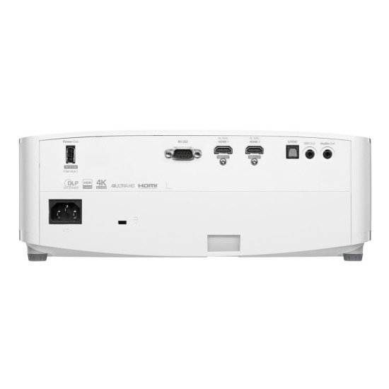 Optoma 4K400STx vidéo-projecteur Projecteur à focale courte 4000 ANSI lumens DLP 2160p (3840x2160) Compatibilité 3D Blanc
