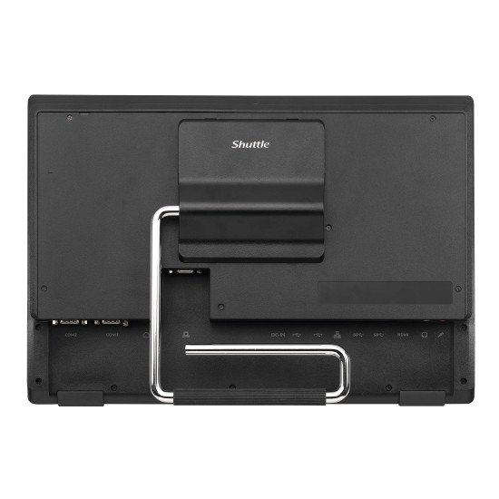Shuttle All-In-One Barebone P52U, 15,6" Multi-Touch-Screen, Celeron 5205U,Wifi, IP54, sans ventilateur, fonctionnement permanent 24h/24 et 7j/7 Shuttle All-In-One Barebone P52U, 15,6" Multi-Touch-Screen, Celeron 5205U,Wifi, IP54, sans ventilateur, fonctionnement permanent 24h/24 et 7j/7