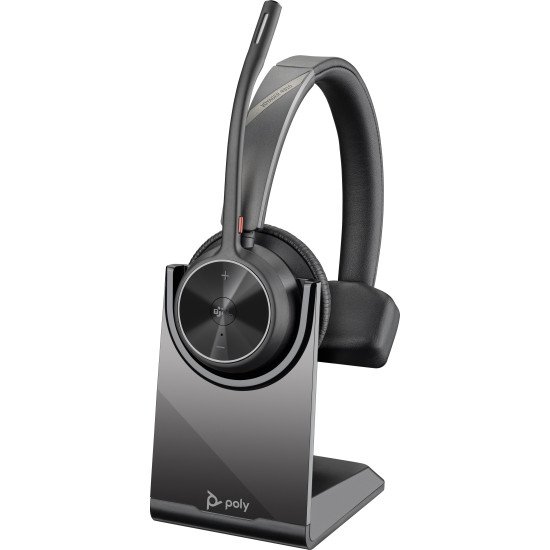 POLY Voyager 4310-M Microsoft Teams Certified USB-C Headset with charge stand