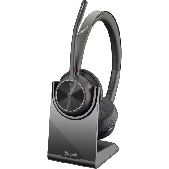 POLY Voyager 4320-M Microsoft Teams Certified Headset with charge stand POLY Voyager 4320-M Microsoft Teams Certified Headset with charge stand
