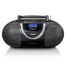 Lenco SCD-600 Noir, Argent Lecteur CD personnel