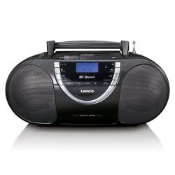 Lenco SCD-600 Noir, Argent Lecteur CD personnel