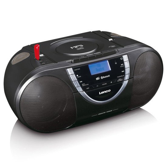 Lenco SCD-600 Noir, Argent Lecteur CD personnel