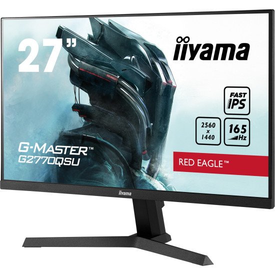 iiyama G-MASTER G2770QSU-B1 écran plat de PC 68,6 cm (27") 2560 x 1440 pixels Wide Quad HD LCD Noir