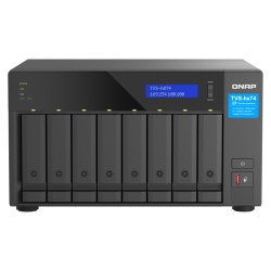 QNAP TVS-h874 NAS Tower Ethernet/LAN Noir i5-12400