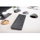 CHERRY KW 9100 SLIM clavier RF sans fil + Bluetooth QWERTZ Suisse Noir