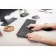 CHERRY KW 9100 SLIM clavier RF sans fil + Bluetooth AZERTY Français Noir CHERRY KW 9100 SLIM clavier RF sans fil + Bluetooth AZERTY Français Noir