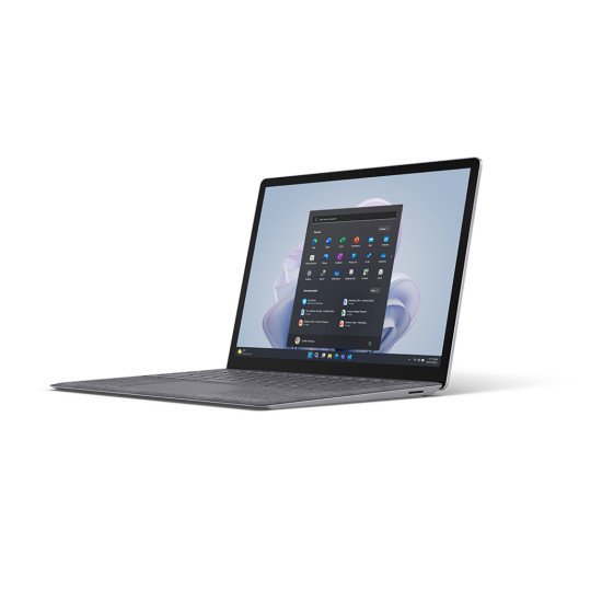 Microsoft Surface Laptop 5 i7-1265U Ordinateur portable 34,3 cm (13.5") Écran tactile Intel® Core™ i7 16 Go LPDDR5x-SDRAM 512 Go SSD Wi-Fi 6 (802.11ax) Windows 11 Pro Platine QWERTZ Luxembourg