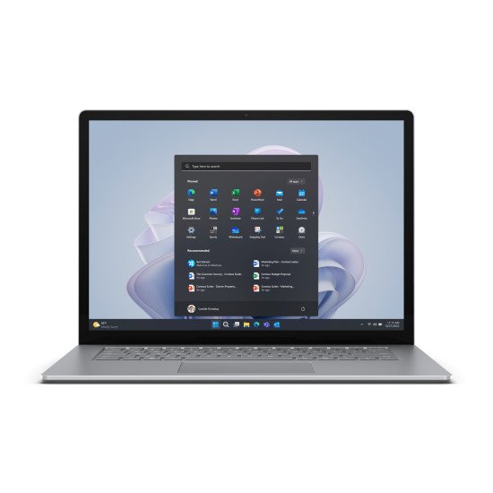 Microsoft Surface Laptop 5 i7-1265U Ordinateur portable 38,1 cm (15") Écran tactile Intel® Core™ i7 8 Go LPDDR5x-SDRAM 256 Go SSD Wi-Fi 6 (802.11ax) Windows 11 Pro Platine