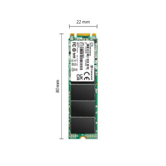 Transcend M.2 SSD 825S 2 To Série ATA III 3D NAND