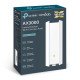 TP-Link AX3000 1000 Mbit/s Blanc Connexion Ethernet, supportant l'alimentation via ce port (PoE)