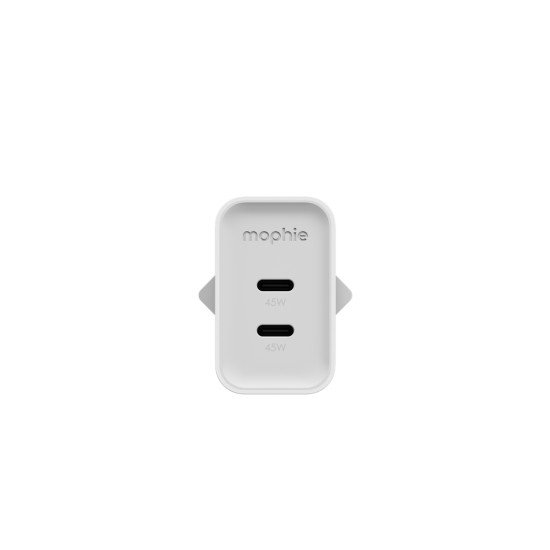 mophie Speedport 45 Universel Blanc Secteur Charge rapide Intérieure