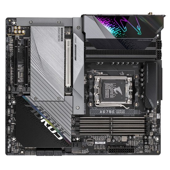 Gigabyte X670E AORUS MASTER (REV. 1.0) carte mère AMD X670 Emplacement AM5 ATX